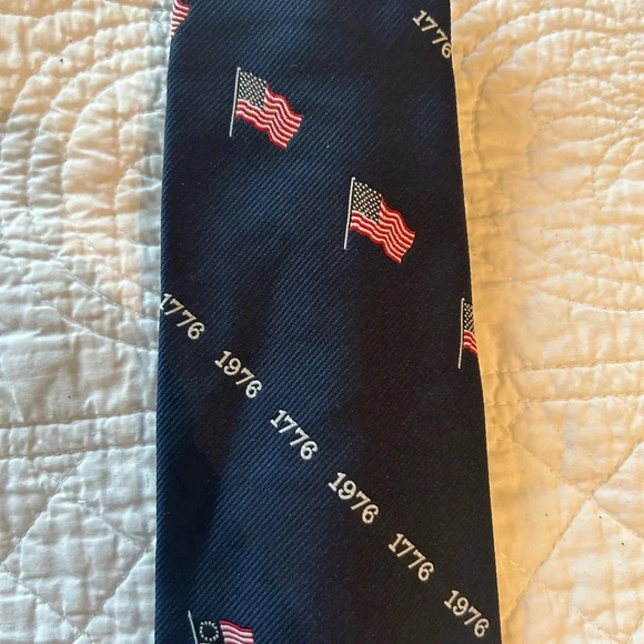 Vintage Angelo Corelli 1776/1976 Bicentennial Tie ๐บ๐ธ - Picture 6 of 6